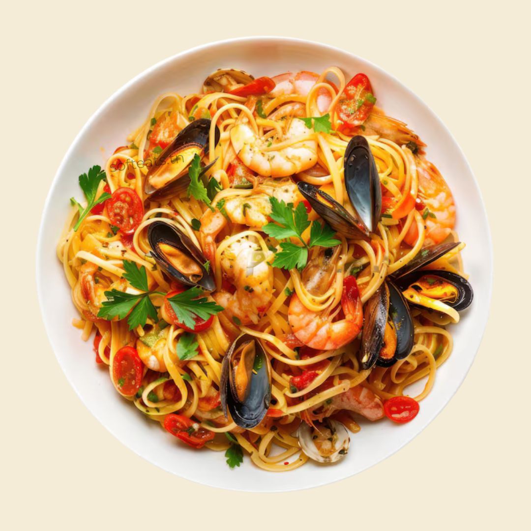 Spaghetti aux fruits de mer